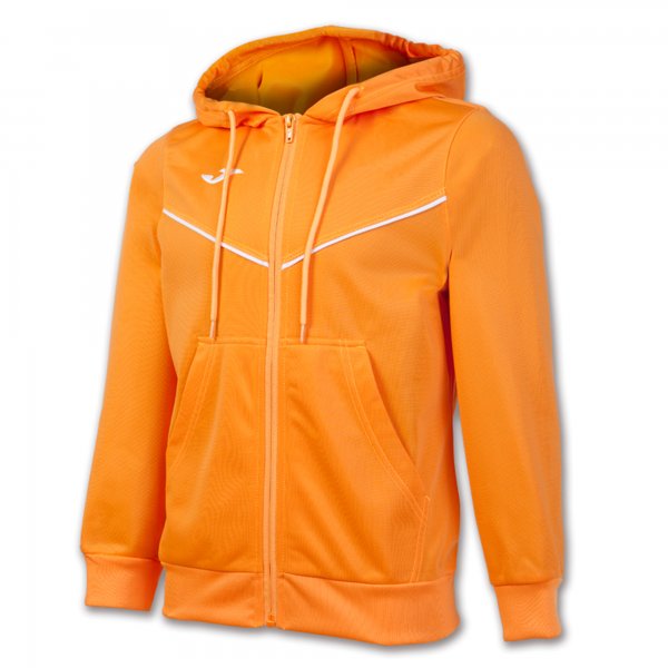 JACKET HOODED COMBI LISBOA ORANGE FLUOR