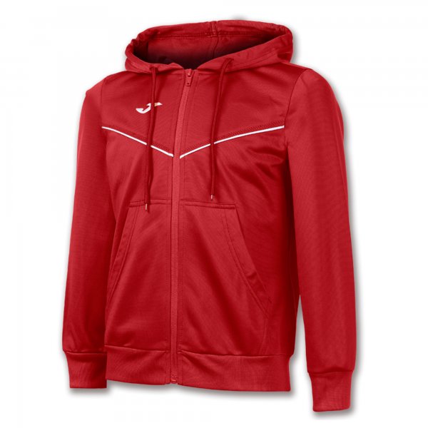 JACKET HOODED COMBI LISBOA RED