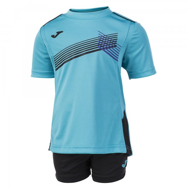 SET JUNIOR FLUOR TURQUOISE-BLACK