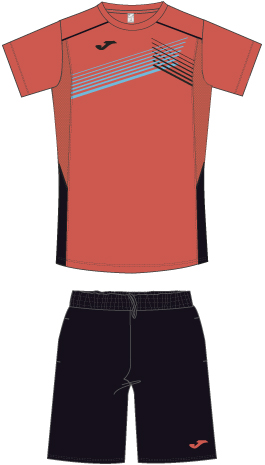 SET JUNIOR ORANGE-BLACK