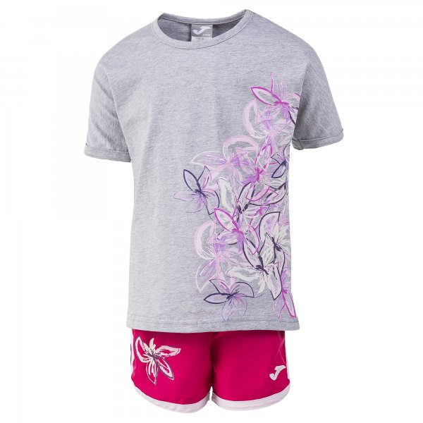SET JUNIOR GIRL LIGHT MELANGE-PINK