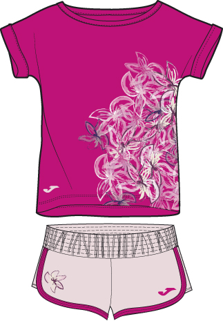 SET JUNIOR GIRL PINK-WHITE