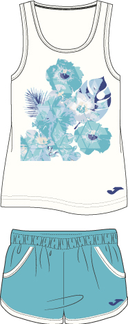 SET JUNIOR GIRL PURPLE-NAVY