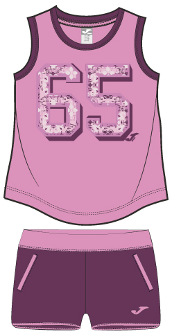 SET JUNIOR GIRL PINK-MAGENTA