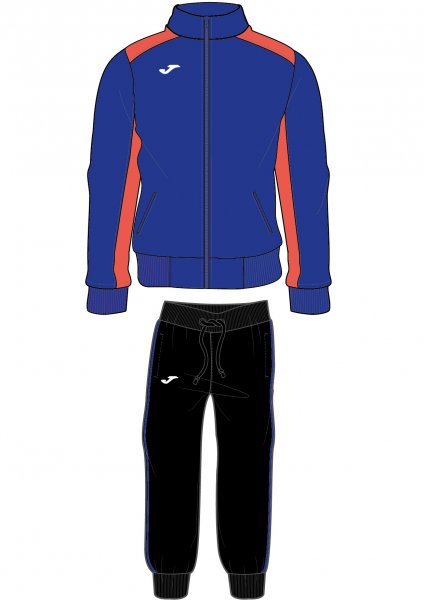 TRACKSUIT ROYAL-BLACK