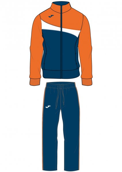 TRACKSUIT ORANGE-DARK NAVY