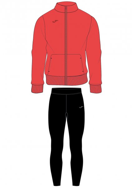 TRACKSUIT CORAL-BLACK