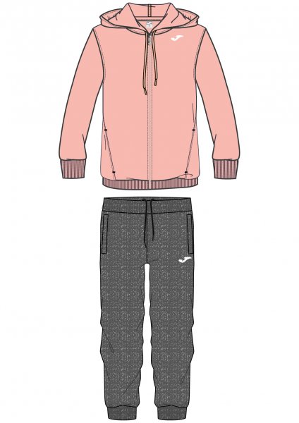TRACKSUIT SALMON-DARK MELANGE