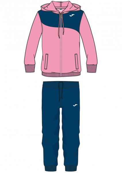 HOODIE TRACKSUIT PINK-NAVY