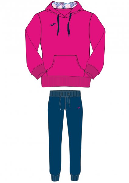 HOODIE TRACKSUIT PINK-NAVY
