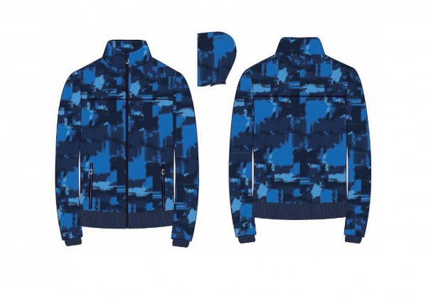 HOODIE JACKET BLUE