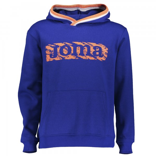 SWEATSHIRT HODDIE ROYAL-CORAL