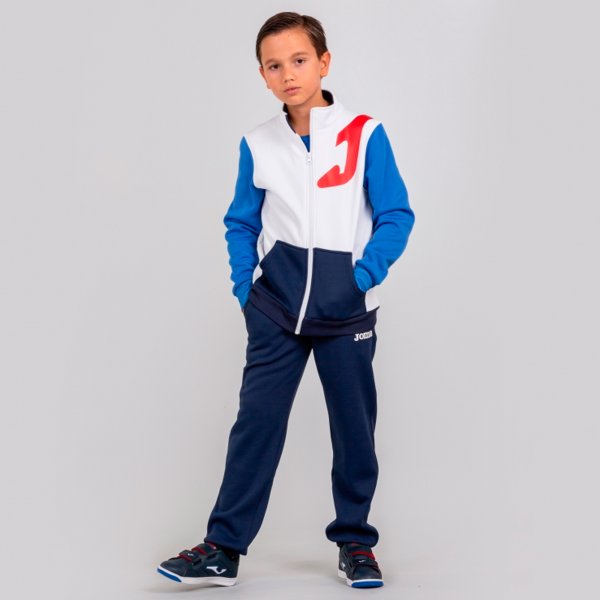 RALLY TRACKSUIT BOY WHITE-DARK NAVY -BTS-