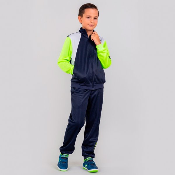 HORUS TRACKSUIT BOY FLUOR YELLOW-DARK NAVY -BTS-