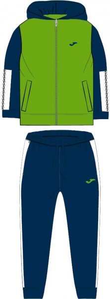 ARES TRACKSUIT BOY FLUOR GREEN-DARK NAVY -BTS-