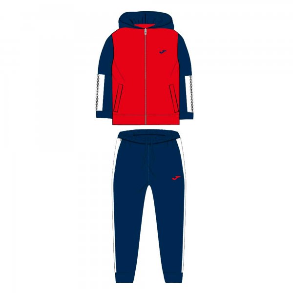 ARES TRACKSUIT BOY RED-DARK NAVY -BTS-
