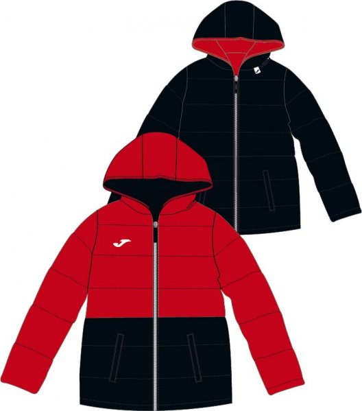 REVERSIBLE ANORAK RED-BLACK -BTS-