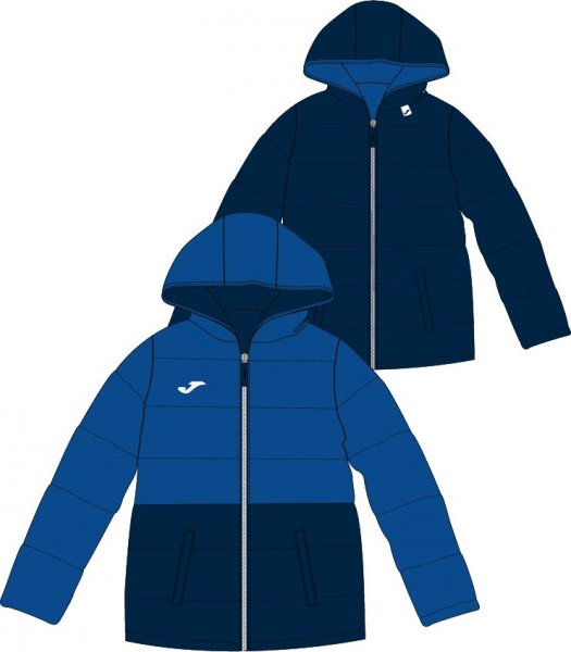 REVERSIBLE ANORAK ROYAL-DARK NAVY -BTS-