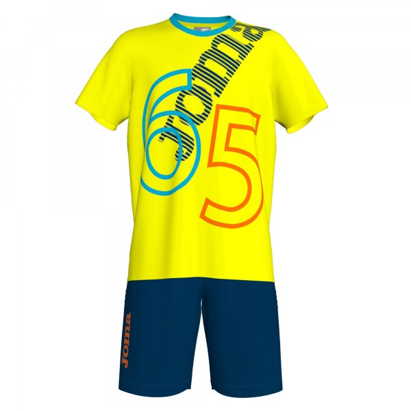BERBES SET FLUOR YELLOW-DARK NAVY S/S