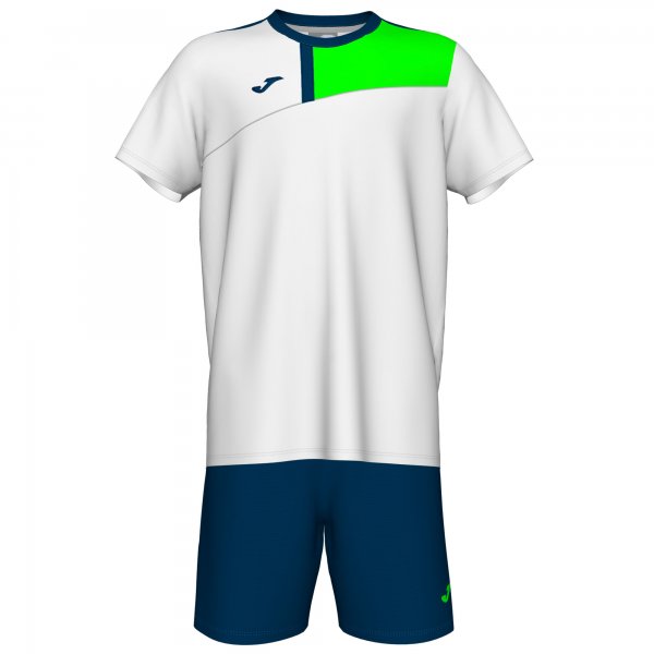 COLLE SET WHITE-DARK NAVY S/S