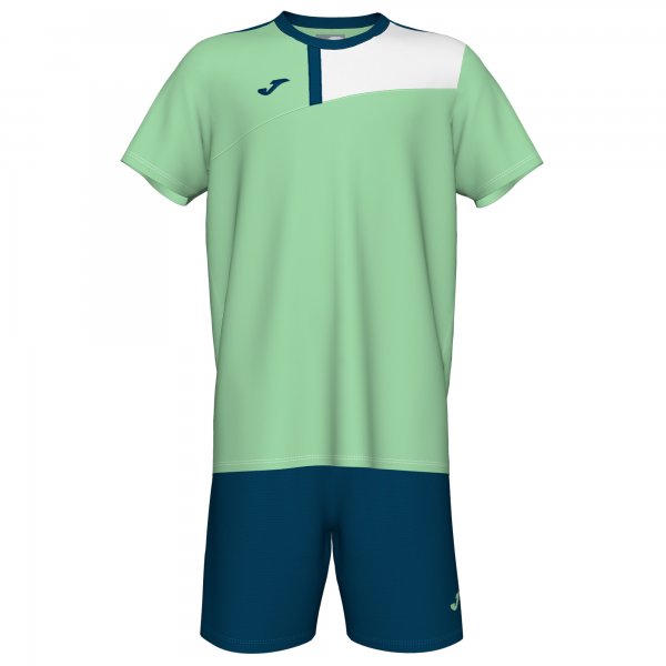 COLLE SET GREEN-DARK NAVY S/S