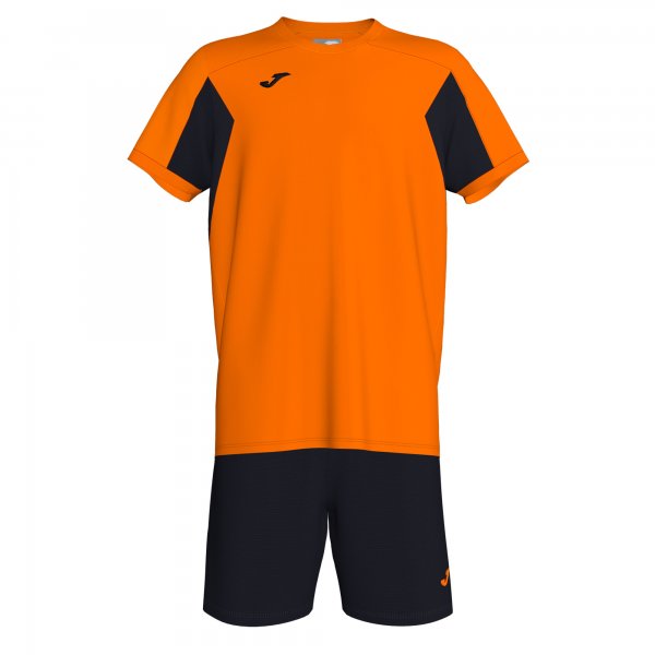COLLE SET FLUOR ORANGE-BLACK S/S