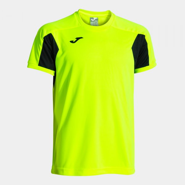 COLLE T-SHIRT FLUOR YELLOW-BLACK S/S