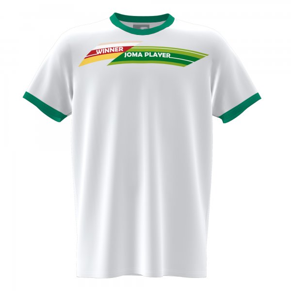 MERÓN SHORT SLEEVE T-SHIRT WHITE GREEN