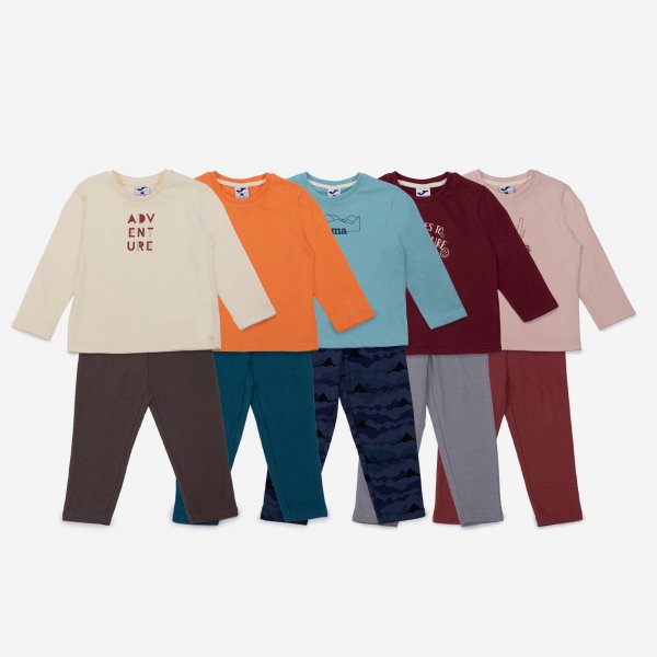 PACK X 5 STRIPE ADVENDURE SET MULTICOLOR