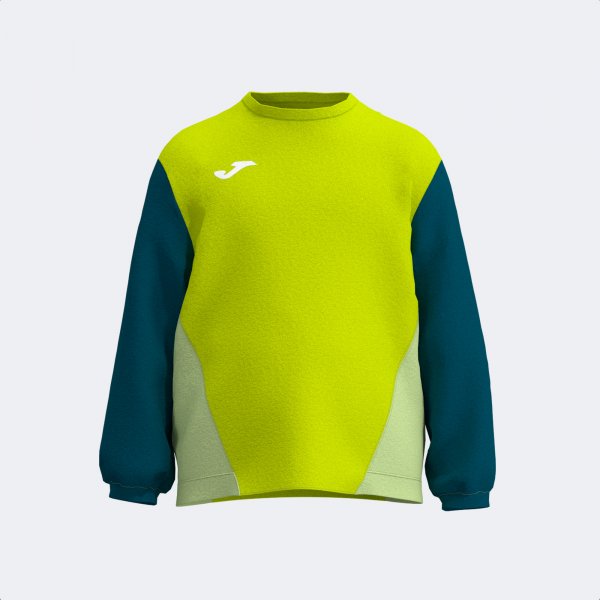 STRIPE ADVENTURE SWEATSHIRT GREEN NAVY