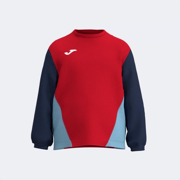 STRIPE ADVENTURE SWEATSHIRT RED NAVY