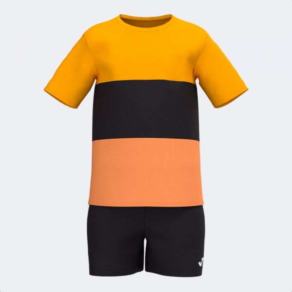 KIDS CAMP SET ORANGE BLACK