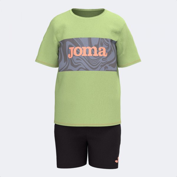 KIDS CAMP SET LIME BLACK