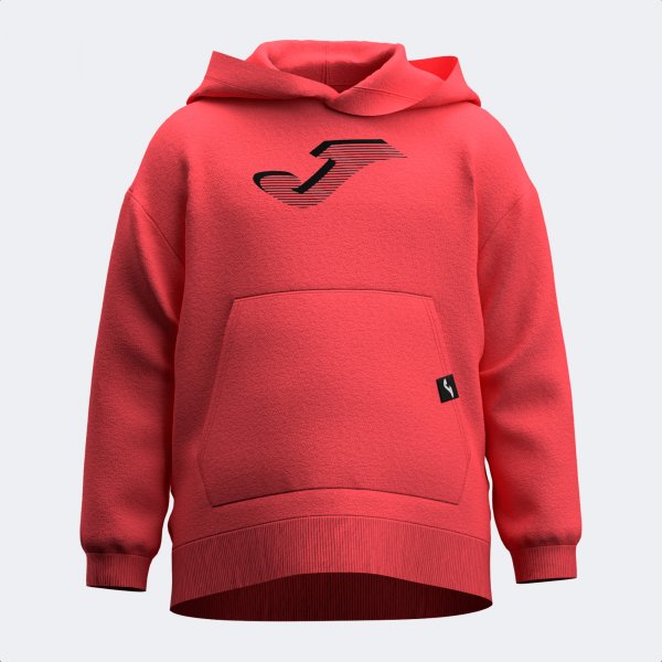 LION HOODIE FLUOR CORAL