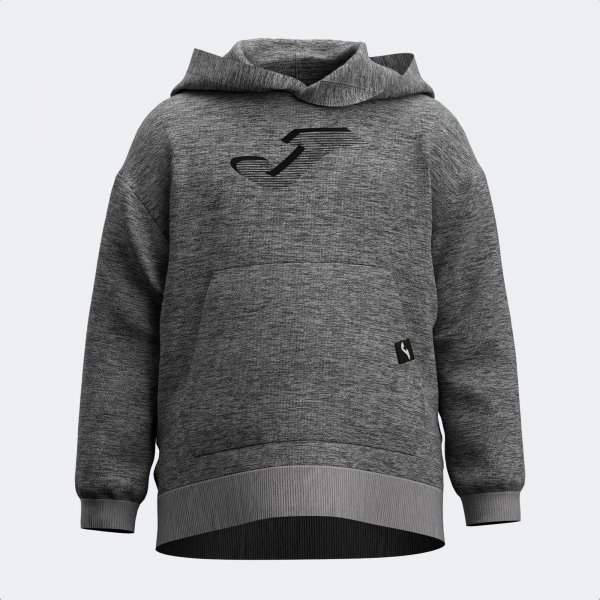 LION HOODIE MELANGE GREY