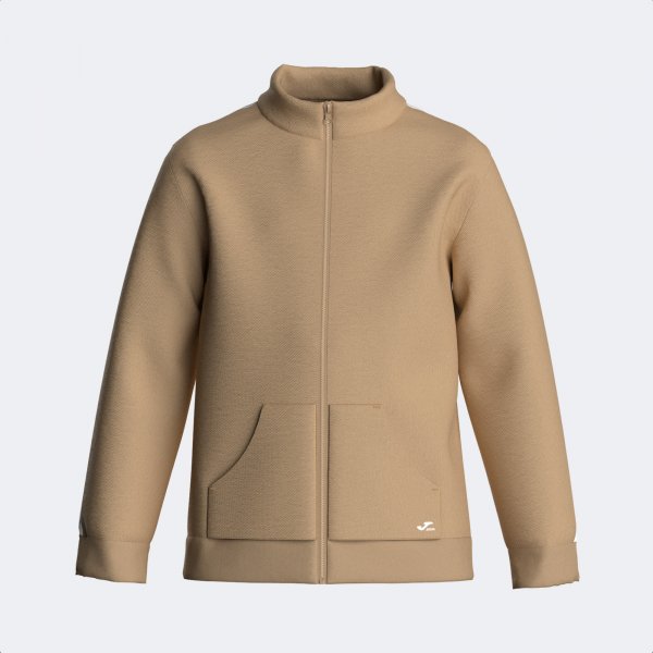 PLAY ZIP-UP HOODIE BROWN