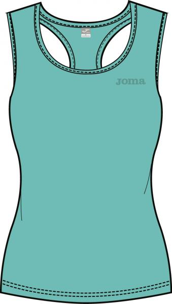 SLEEVELESS WOMAN GYM T-SHIRT GREEN