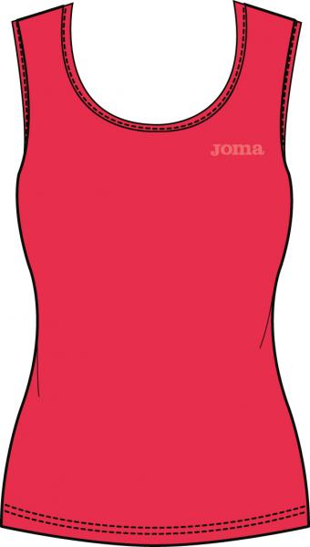 SLEEVELESS WOMAN GYM T-SHIRT RED