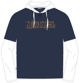 CLASSIC L/S NAVY-WHITE SHIRT