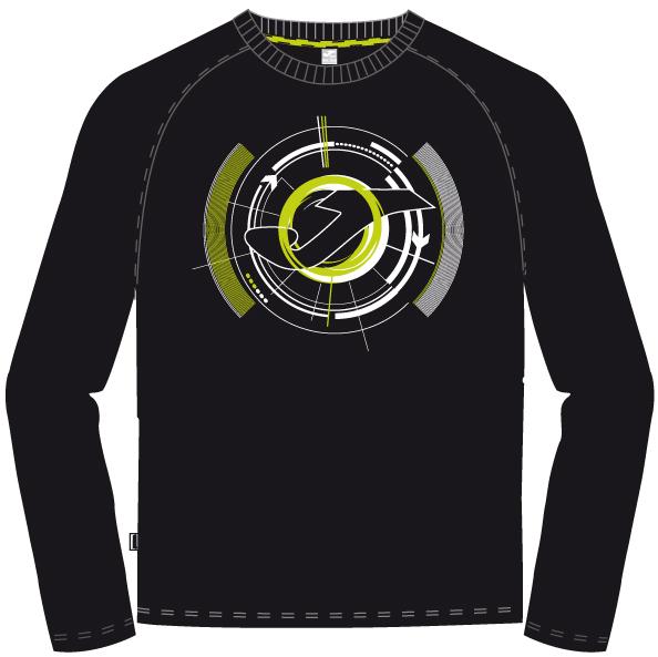 BLACK  MAN L/S T-SHIRT