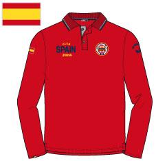 CLASSIC CLUB  L/S RED POLO SHIRT