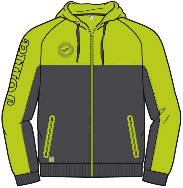 SWEATSHIRT MAN - GREEN HOODED JACKET 