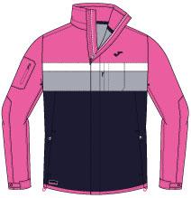 CLASSIC PINK-NAVY WINTER JACKET