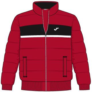 CLASSIC RED WINTER JACKET QUILTED