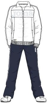 MULTISPORT WHITE-NAVY TRACKSUIT
