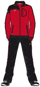 MULTISPORT BLACK-RED TRACKSUIT