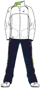 MULTISPORT MICRO. NAVY-WHITE TRACKSUIT