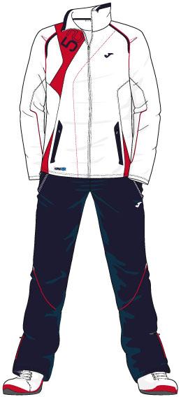 MULTISPORT MICRO. NAVY-WHITE TRACKSUIT 
