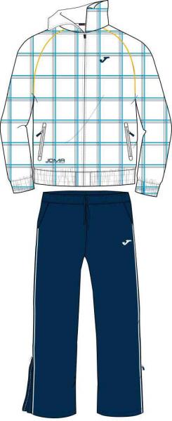 TRACKSUIT MICR MULTI SPORT WHITE BLUE NAVY