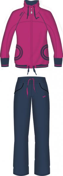 MULTISPORT WOMAN PINK-NAVY TRACKSUIT